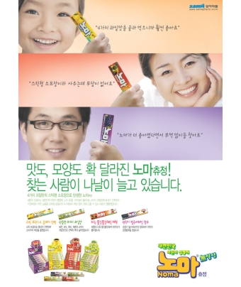 노마츄정 전문지 광고